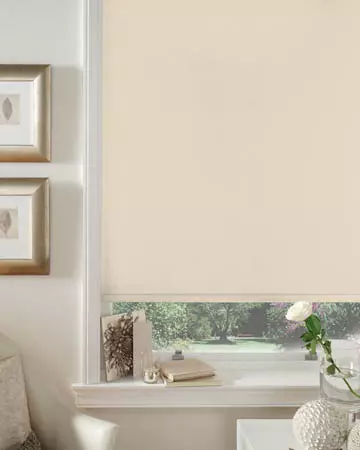Natural and Beige Blackout Blinds