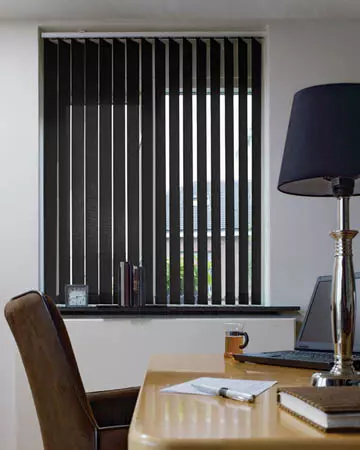 Black Vertical Blinds