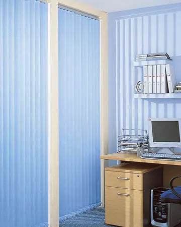Blue Vertical Blinds