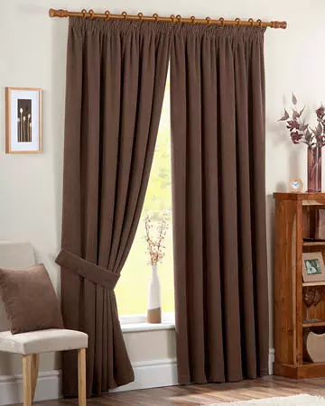 Brown Curtains