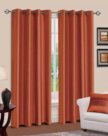 Orange Curtains