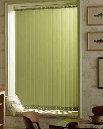 Green Vertical Blinds