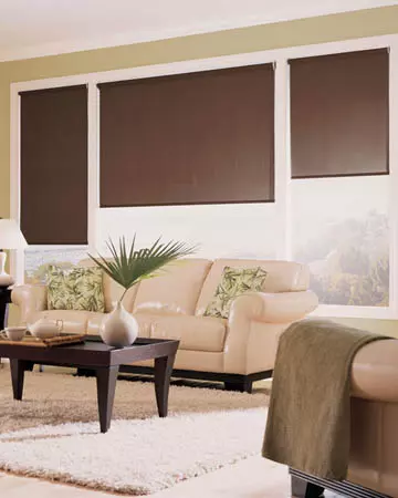 Brown Roller Blinds