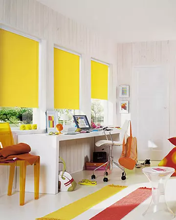 Yellow Roller Blinds