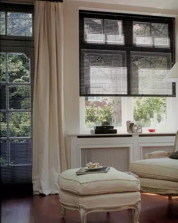 Black Venetian Blinds