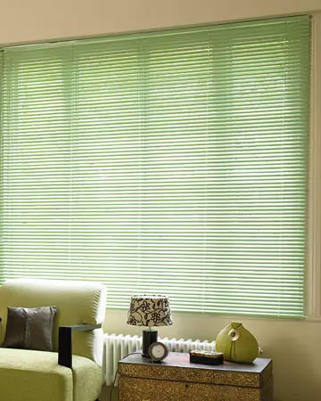 Green Venetian Blinds