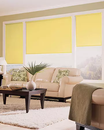 Yellow Blackout Blinds