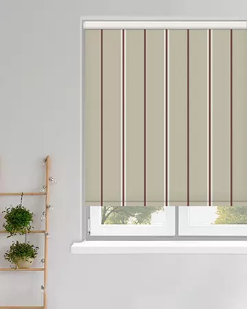 Louvolite Ashford Hessian Red Blackout Blinds