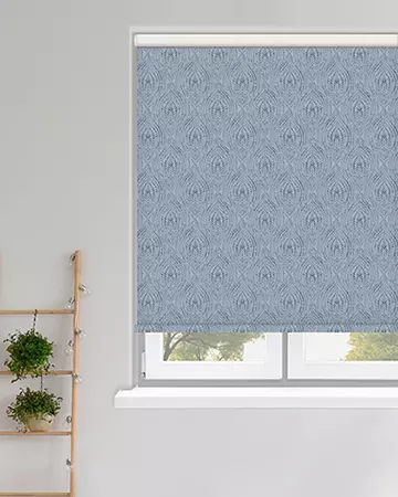 Louvolite Boleyn Azure Blackout Blinds