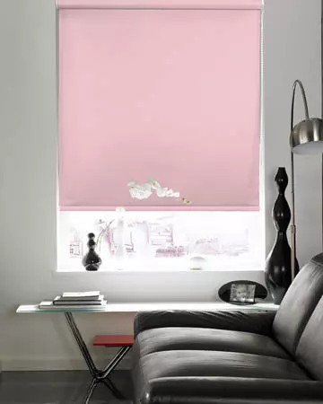 Eclipse Banlight Duo FR Pink Blackout Blinds