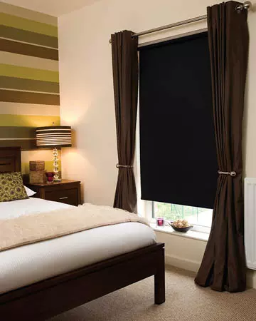 Moonlight Black Blackout Blinds