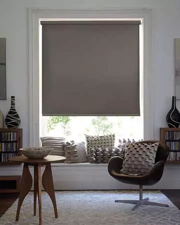 Textured Luxury Taupe Blackout Blinds