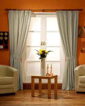 Atlas Galet Uni Beige Curtains