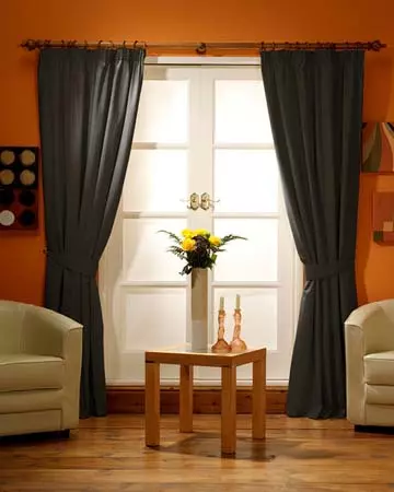 Atlas Orage Uni Gris Curtains