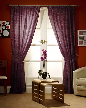 Clarke & Clarke Castilla Claret Curtains