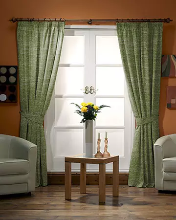Clarke & Clarke Castilla Leaf Curtains