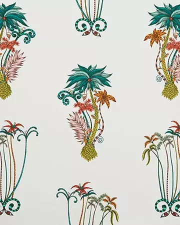 Clarke & Clarke Jungle Palms Jungle Curtains
