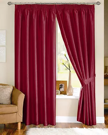 Clarke & Clarke Linoso Brick Curtains