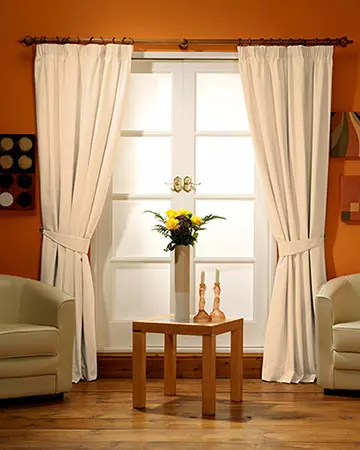 Clarke & Clarke Nantucket Butter Curtains