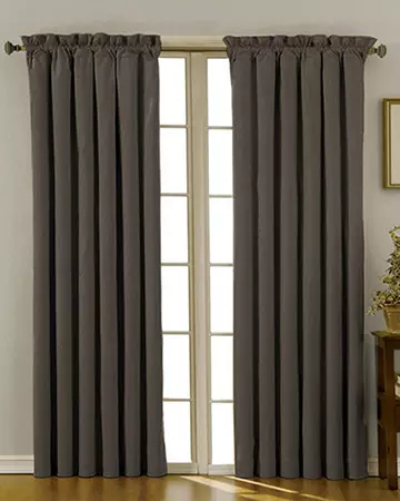Clarke & Clarke Nantucket Gunmetal Curtains