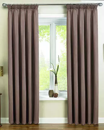 Dahlia Chocolatte Curtains