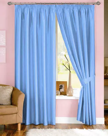 Dahlia Light Blue Curtains