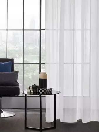 Edmund Bell Serenity FR Ivory Curtains