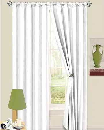 Prestigious Panama White Curtains