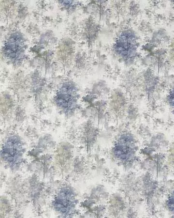 Prestigious Woodland Saxon Blue Curtains