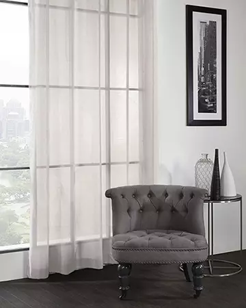 Soft Breeze White Curtains