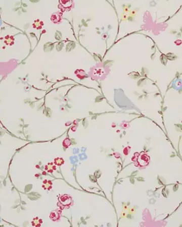 Studio G Bird Trail Grey Curtains