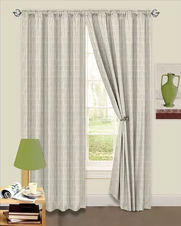 Studio G Quadro Ivory Curtains