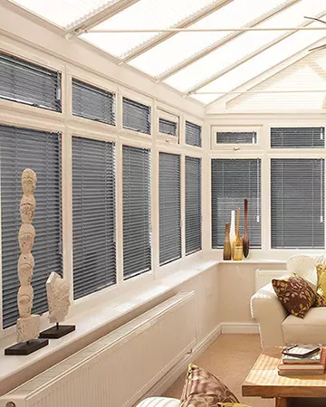 Neat Fit Charcoal Pleated Blinds