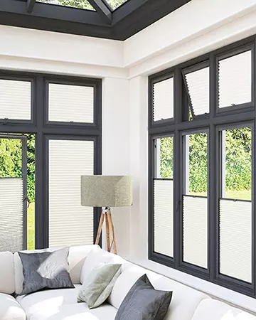 Neat Fit Cream Pleated Blinds