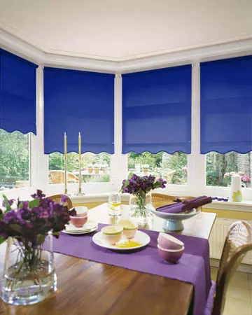 Atlantex ASC Dark Blue Roller Blinds