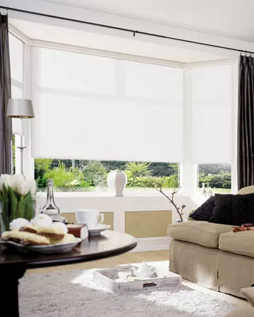 Plain White Roller Blinds