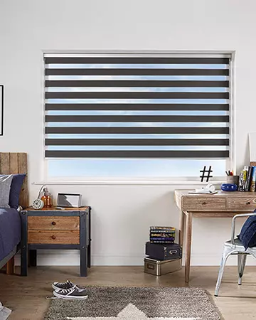 Vision Capri Grey Roller Blinds