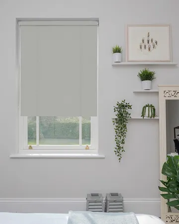 Breathe Silver Grey Roller Blinds