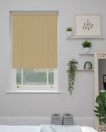 Canvas Caramel Roller Blinds