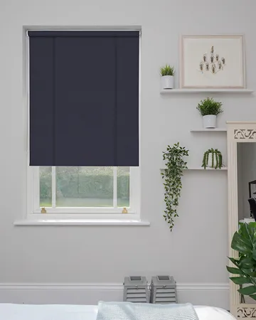 Canvas Deep Ocean Roller Blinds