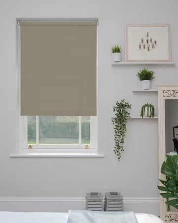 Canvas Greige Roller Blinds