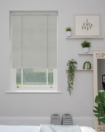 Canvas Mirror Roller Blinds