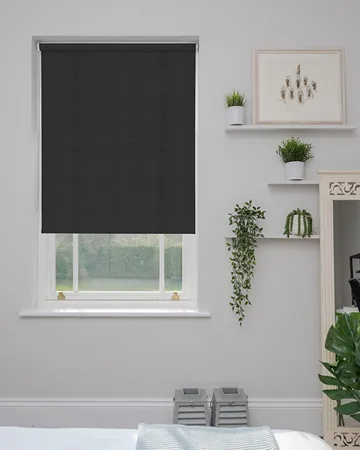 Canvas Noir Roller Blinds