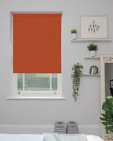 Canvas Paprika Roller Blinds