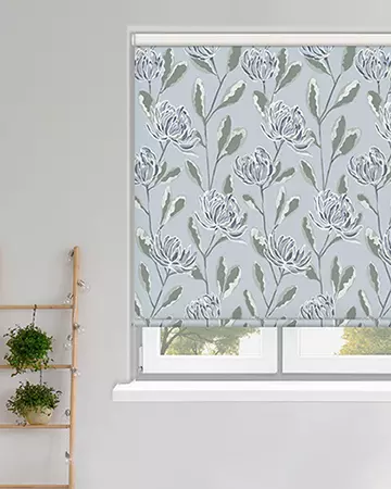 Louvolite Chrysanthemum Lakes Roller Blinds