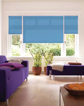 Eclipse Atlantex Blue Roller Blinds