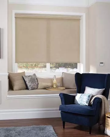 Eclipse Atlantex Dark Beige Roller Blinds