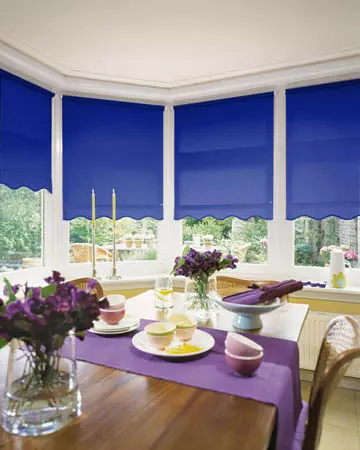 Eclipse Atlantex Dark Blue Roller Blinds