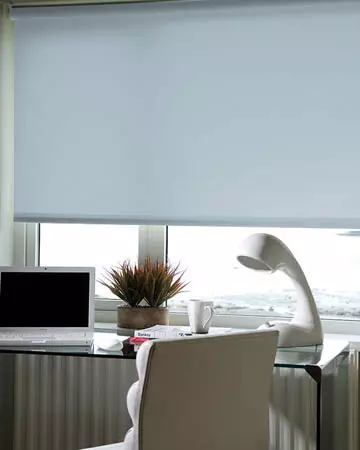 Eclipse Palette Smokey Blue Roller Blinds