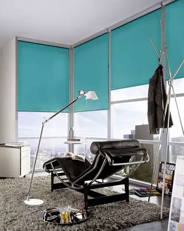 Eclipse Palette Teal Roller Blinds
